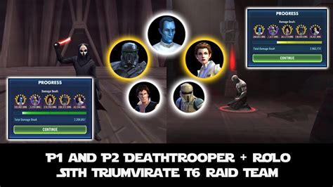 Swgoh sith triumvirate teams - Apr 10, 2018 · The Chex Mix team continues to grow in popularity in Star Wars Galaxy of Heroes as a go-to team for most guilds already fighting the Heroic STR. In fact, in our Sith Triumvirate Raid guide here at Gaming-fans.com, we list it as one of the top teams in the entire raid based on the community’s response and our own experience. 